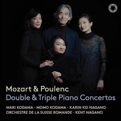 Poulenc Mozart Kodama Mozart & Poulenc Double & Triple Concertos SACD