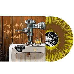 Suck Brick Kid The End Is What I Want Yellow & Brown Splatter Clear Splatter VINYL LP