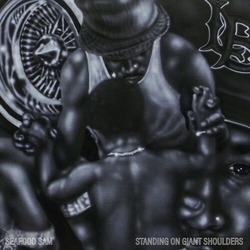 Seafood Sam Standing On Giant Shoulders - Cream & Orange VINYL LP
