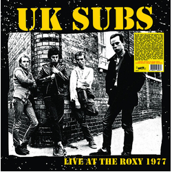 Uk Subs Live At The Roxy YELLOW VINYL LP
