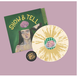 Bored at My Grandmas House Show & Tell Cream Colored Vinyl With Mustard Yellow Splatter Splatter VINYL LP