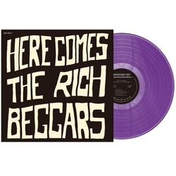 Rich Beggars Here Comes The Rich Beggars PURPLE VINYL LP