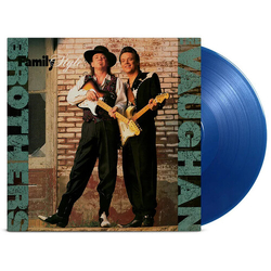 Vaughan Brothers Family Style BLUE VINYL LP