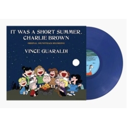 Vince Guaraldi It Was A Short Summer, Charlie Brown BLUE VINYL LP