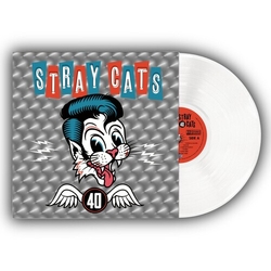 Stray Cats 40 WHITE  VINYL LP
