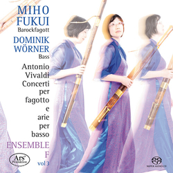 Vivaldi Worner Fukui Concerti Per Fagotto  Vol. 3 (Hybr) SACD CD