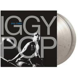 Iggy Pop Pop Music GRAY VINYL LP