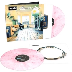 Oasis Definitely Maybe Colv Pnk Wht Aniv vinyl LP
