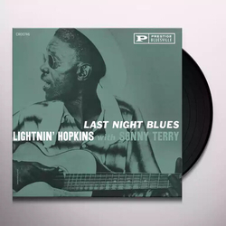 Hopkins,Lightinin Terry,Sonny Last Night Blues (Bluesville Acoustic Sounds Serie vinyl LP