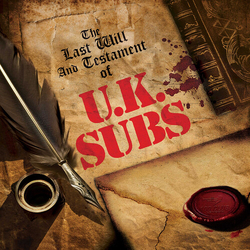UK Subs The Last Will and Testament of Uk Subs Gold Colored VINYL LP