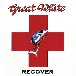 Great White Recover Colored Red White VINYL LP