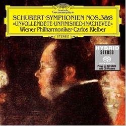 Schubert Kleiber Vienna Philharmonic Orchestra Schubert Symphonies Nos. 3 & 8 Hybrid-SACD