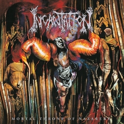 Incantation Mortal Throne Of Nazarene (Reis) vinyl LP