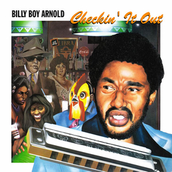 Billy Boy Arnold Checkin It Out BLUE VINYL LP