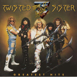 Twisted Sister Greatest Hits RED VINYL LP