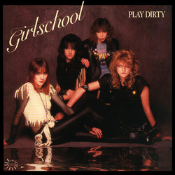 Girlschool Play Dirty RED VINYL LP