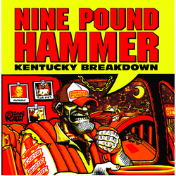 Nine Pound Hammer Kentucky Breakdown Black Colored Splatter Yellow With Bonus Track Anniversary Edition VINYL LP