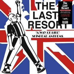 Last Resort Way Of Life Skinhead Anthems RED WHITE SPLATTER VINYL LP