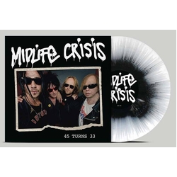 Midlife Crisis 45 Turns 33 - Black White Splatter  VINYL LP