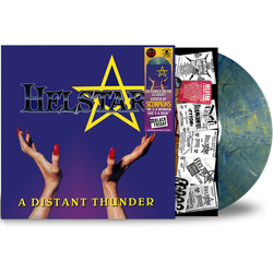 Helstar Distant Thunder - Electric-Ocean BLUE VINYL LP