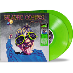Galactic Cowboys Let It Go - Galactic Green GREEN VINYL LP