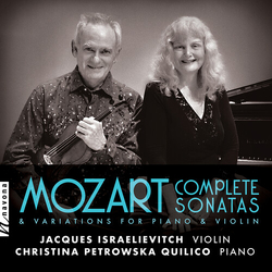 Mozart Israelievitch Quilico Complete Sonatas & Variations For Piano & Violin CD