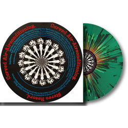 Curved Air Airconditioning Splatter Green Colored Vinyl LP