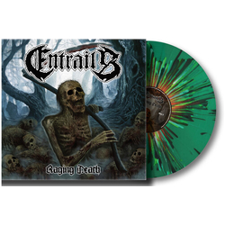 Entrails Raging Death Splatter Green Colored Vinyl LP