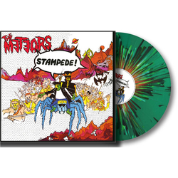 Meteors Stampede Splatter Green Colored Vinyl LP