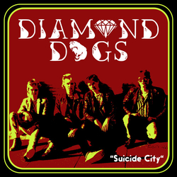 Diamond Dogs Suicide City - Red RED VINYL LP