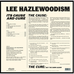 Lee Hazlewood Lee Hazlewoodism Its Cause & Cure VINYL LP