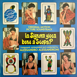 Alessandro BLUE Alessandroni La Signora Gioca Bene A Scopa BLUE VINYL LP