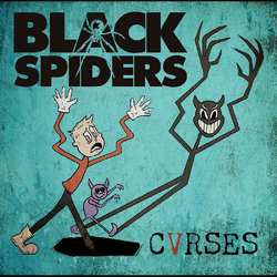 Black Spiders Cvrses  WHITE VINYL LP