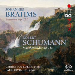 Brahms Schumann Euler Sonatas Op. 120 Arr. Viola & Schumann Marchenbild SACD CD