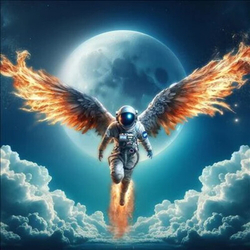 Bliss N Eso Moon (The Light Side) BLUE VINYL LP