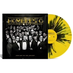 Hombres G Por Que No Ser Amigos - Yellow & Black Splatter VINYL LP