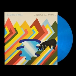 Polyrhythmics Libra Stripes - Blue BLUE VINYL LP