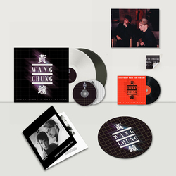 Wang Chung Clear Light Dark Matter - Clear White & Black VINYL LP