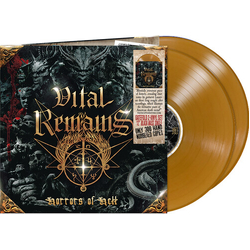 Vital Remains Horrors Of Hell - Damnation Gold VINYL LP