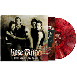 Rose Tattoo New Years Day 1980 RED VINYL LP