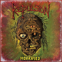 Repulsion Horrified GREEN VINYL LP