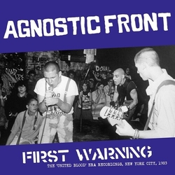 Agnostic Front First Warning United Blood Era Recordings vinyl LP