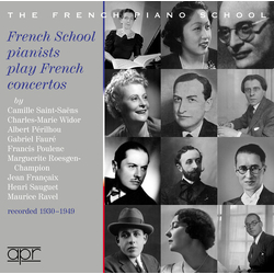 Kazuko Kusama French School Pianists Play French Concertos CD