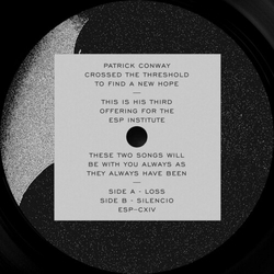 Patrick Conway Loss Silencio vinyl 12