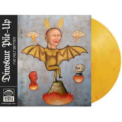 Dinosaur Pile-Up Ive Felt Better - Yellow Flame Marble VINYL LP