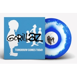 Gorillaz Tomorrow Comes Today BLUE WHITE VINYL 12INCH