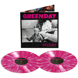 Green Day Saviors (Dlx) PINK WHITE SPLATTER VINYL LP