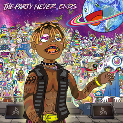 Juice Wrld Party Never BLUE  VINYL LP
