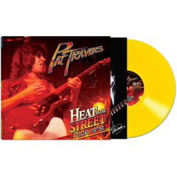Pat Travers Heat In The Street Tour - 1978 YELLOW VINYL LP