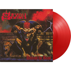 Saxon Unleash The Beast RED VINYL LP